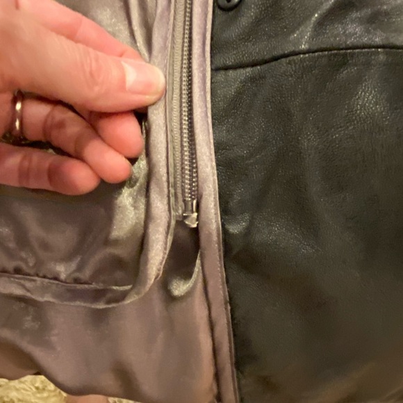 Vintage Wilson’s BlackLeather Trench Coat w Removable Lining / Size S - Picture 15 of 16